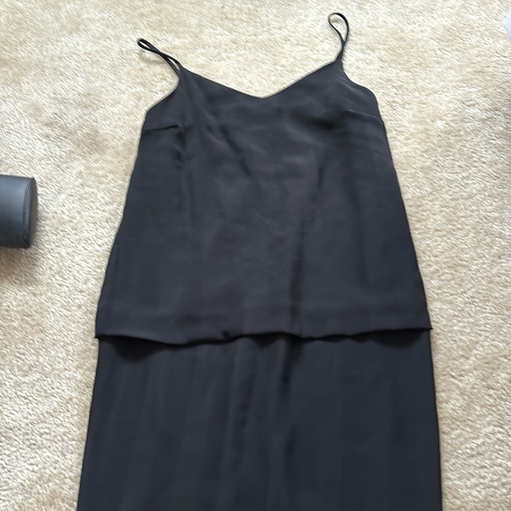 Timeless black spaghetti strap dress